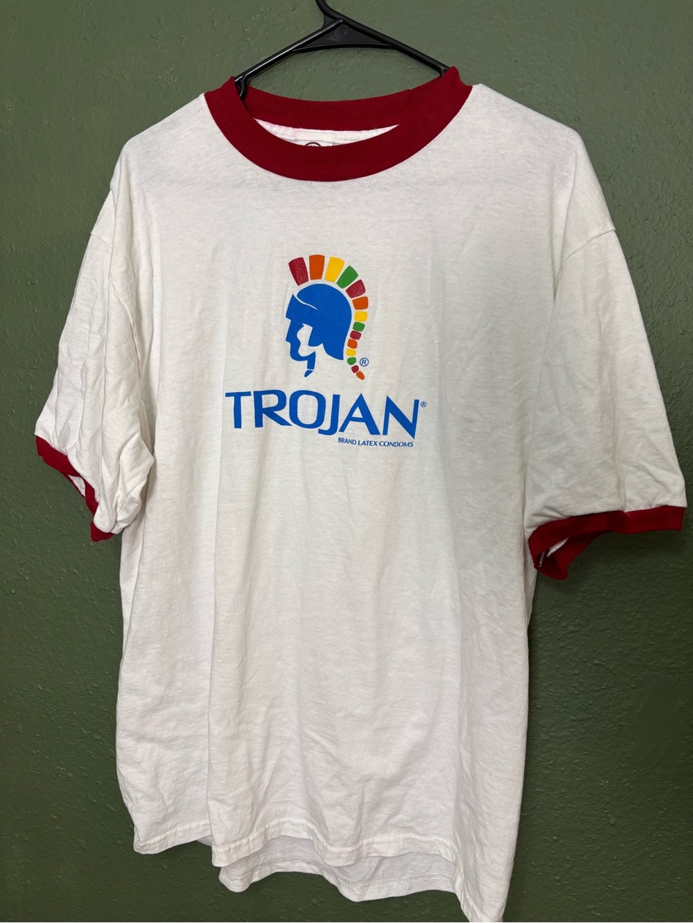 Vintage Trojan t shirt men’s large